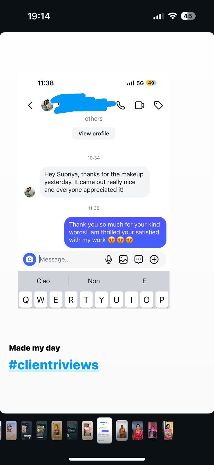 Client Review - Made My Day